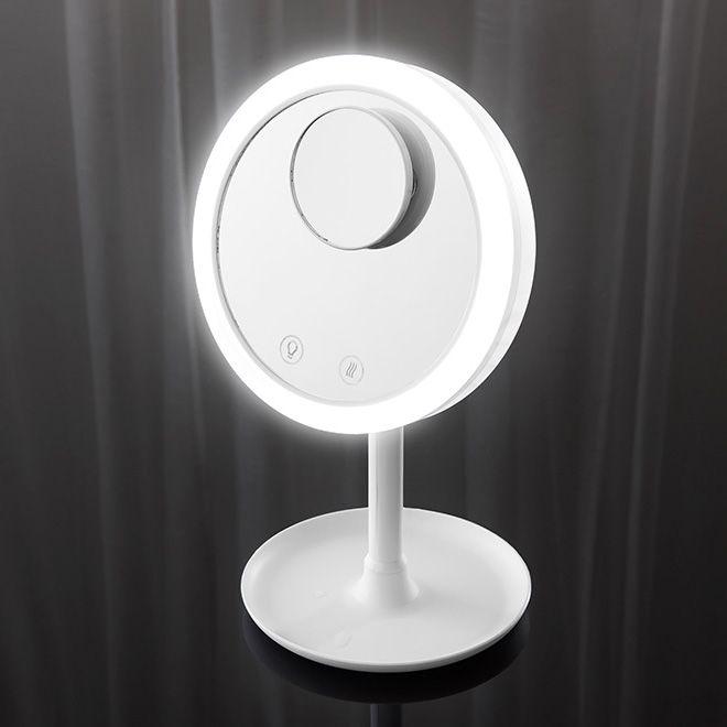 Espelho de maquilhagem com Ventilador e LED - Mozinova